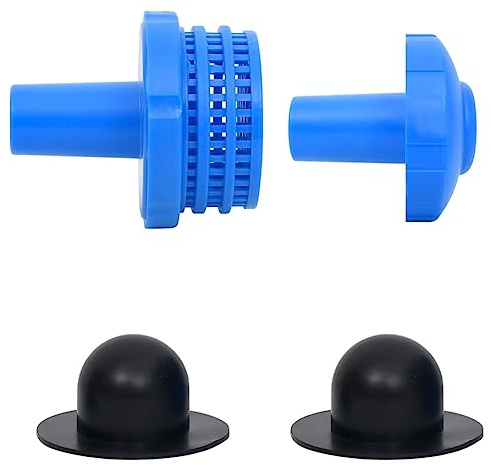 vidaXL Juego de Coladores sobre Suelo Cesta de Filtro de Piscina Mantenimiento Filtro de Entrada Retorno Conectores Bomba Accesorio 30 mm