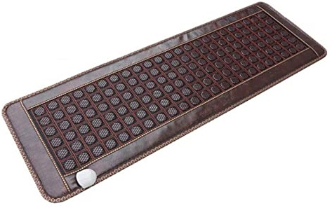 Pad Riscaldamento a infrarossi in maglia - Full Body Efficace sollievo antidolorifico - Materassino flessibile, Tempo regolabile, 138 di Giada Tourmaline Pietra - Donne Uomo Ufficio Ufficio uso domest