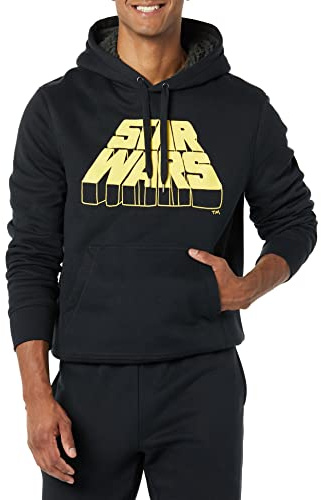 Amazon Essentials Disney | Marvel | Star Wars Felpa con Cappuccio con Fodera Effetto Lana Uomo