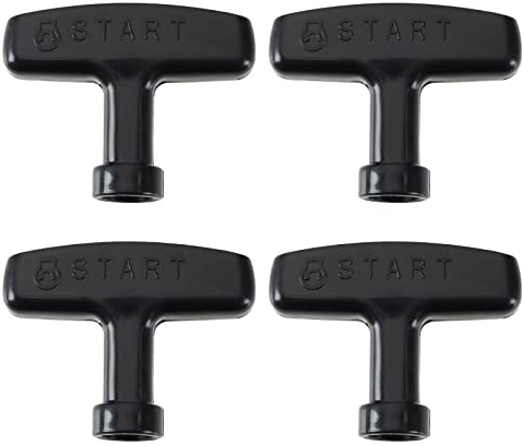 Be In Your Mind 4 Stück Startergriff Haltegriffe Benzinmotor Griff Universal Teile Starter Zubehör für Rasenmäher Generator Sprüher