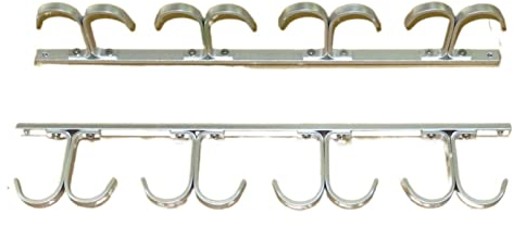 FURONG Ye pf Overhead Angelruten-Rack, 8 Ruten, Aluminiumlegierung, Halterung, Garage, Deckenhalterung, Lagerung, Ye pf