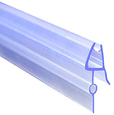 Modello A Guarnizione Sottoporta per box doccia lunga 90 cm per vetro da 8 mm Coda Morbida larga 18 mm Tagliabile