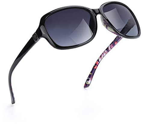 SIPHEW Sonnenbrille Damen Polarisierte UV400 Schutz | Klassische Mode Stil, Leichtes Gestel, für Autofahren Outdoor, Sonnenbrillen für Frauen