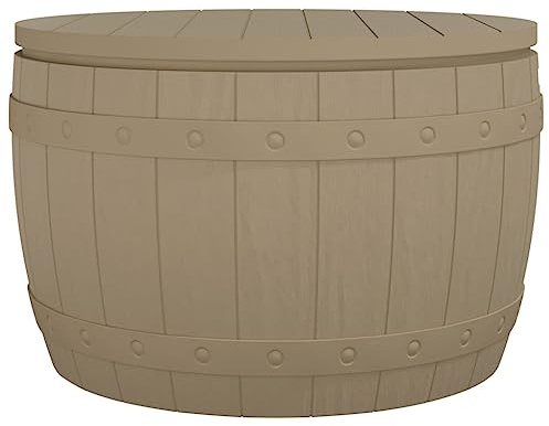 vidaXL 3-in-1 Gartenbox Hellbraun Polypropylen