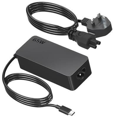ZIDZU 65W USB C Laptop Charger - Reliable Universal Laptop Charger for Lenovo Chromebook C330 S330 100e 300e 500e, Yoga, Thinkpad T14 T15 T480 T490 T490s T580 & More Type C Power Adapter