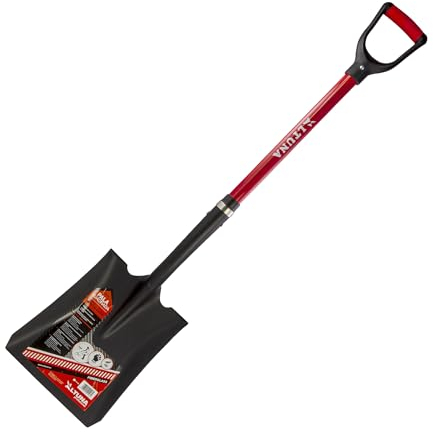 Altuna Pala di Giardinaggio di Alta Resistenza - 24 x 28 x 105 cm - Modello 8541F - Capacità Extra Forte con Manico in Fibra di Vetro - Ideale per Lavori e Agricoltura