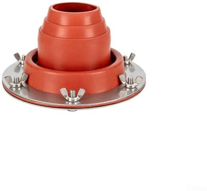 Homefurnishmall Kit intermitente de chimenea de tienda de campaña, kit de silicona de alta temperatura para estufa de viajero de quemador de leña (A), L5O4CNH25XLXQ6T6A1L3
