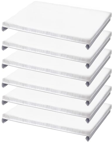 6pcs Paint Edger Replacement Pads, Paint Pads for Painting Walls Nylon Paint Edger Pad Refills for Ceilings Corner Edges Trim Painting Tool