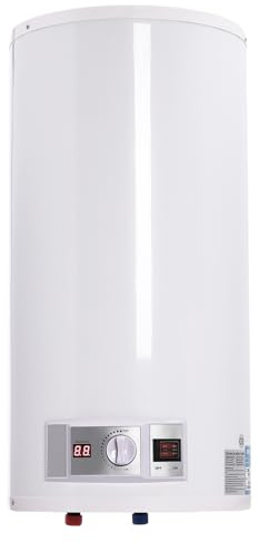 panfudongk 2000W Elektrischer Warmwasserboiler Warmwasserspeicher Wassererhitzer Boiler Wasserboiler Wasserbereiter 80 Liter, Wandmontierter Boiler für Küche und Bad, Edelstahl mit Emaille