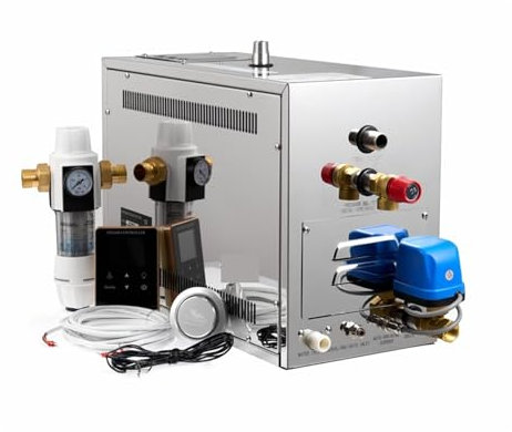Sauna à vapeur domestique, générateur de vapeur, Générateur de bain de vapeur de Sauna de vapeur de douche de Spa de luxe 6KW, bain de vapeur de vidange automatique de sauna pour douche à vapeur domes