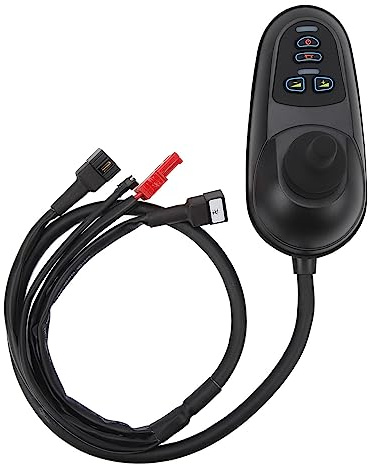 Eacam Elektrischer Joystick-Controller, Geschwindigkeits- und Richtungssteuerung, Bremsanschluss, Starke Kompatibilität, für Elektrorollstühle, Roboter, Unterhaltungsgeräte