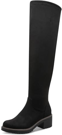 Marco Tozzi Overknee-Stiefel 2-25677-45, Stivali alla Moda Donna, Nero, 38 EU