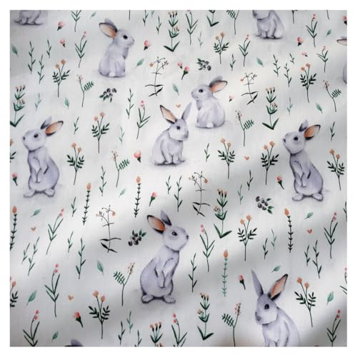 Baumwollstoff Meterware Tiermotiv bedruckter Stoff 9 Muster Nähstoff DIY | Die vielfältigen Tiermotive bieten zahlreiche Möglichkeiten für persönliche Nähprojekte und dekorative Anwendungen.