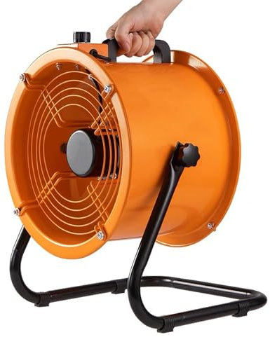 MZQMK Ventilador circulador de aire, ventilador de escritorio para dormitorio, ventiladores industriales impermeables, resistentes, hogar y oficina, con cabezal de inclinación de 90 grados (30 cm)