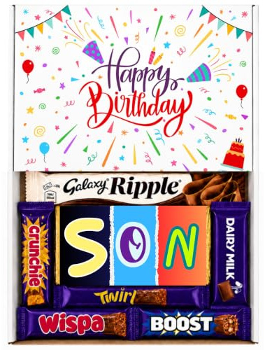 SON Chocolate Hamper - Birthday Gift for Son - Happy Birthday Son - Gift for Him - Present for Son - Letterbox Gift Hamper