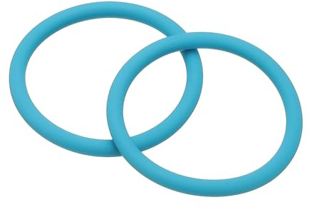 YELARXI Braccialetti in silicone, braccialetto sportivo elasticizzato, confezione da 2, colore blu, adatto per uomo/donna/bambini/giochi di squadra/compleanno/festa)