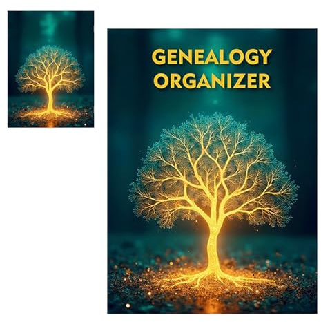 Dmuzsoih Tableau D'arbre Généalogique - Journal De Généalogie Et Souvenirs | Cahier Vierge d'Ascendance Lignée Patrimoine | Pour Mère Père Grands-Parents Salon Bibliothèque Chambre Anniversaire