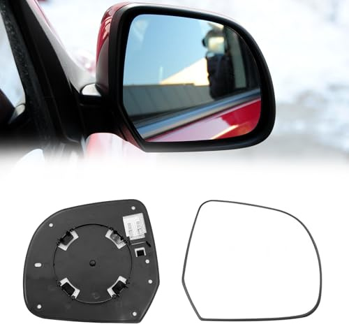 Altsbaos 1PCS Compatibile con Nissan Micra K13 Specchietto 2010-2016,Specchio Retrovisore Riscaldato Compatibile con Dacia Duster 2010-2013 Vetro Specchio Lodgy/Dokker 2012-2021（Destro)