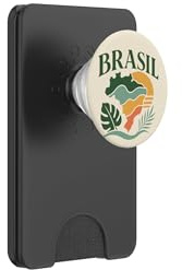 Brazil Retro Vintage Brazilian Travel South America PopSockets PopWallet for MagSafe