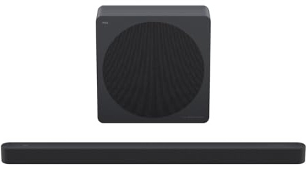 TCL A65K Barra de Sonido 3.1.2ch, Audio by Bang & Olufsen, Subwoofer Inalámbrico, 460W, Dolby Atmos & DTS:X, HDMI eARC, Bluetooth 5.3, Montaje en Pared, Control por App
