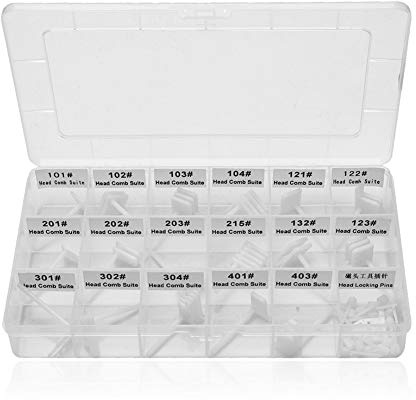 Bewinner 50 PCs Festplatten Reparatur Kopf,Magnetischer Kopf Set,Festplatten Ersatzwerkzeug für 2.5/3.5 Zoll SAS SCSI,Kompatibel mit Betriebssicherheit/einzigartigen festen Löchern