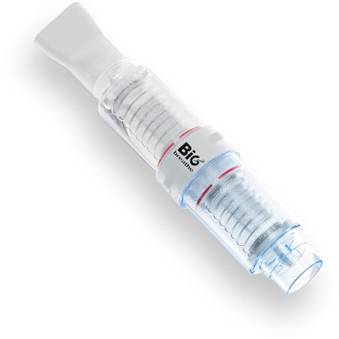 Bigbreathe IMT/PEP Breathing Exerciser | Dual Action Lung Trainer for Seniors & AdultsㅣMucus Relief, Airway Clearance, Inspiratory & Expiratory Resistance ㅣ Easy to Use, Travel-Ready