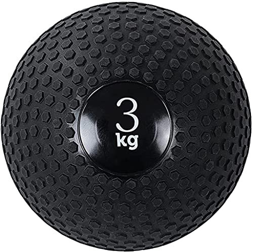 ZXQZ Medizinbälle, Strukturierter Schwarzer Fitness-Wandball Mit Geringer Dehnung, Balance Ball für Core Throwing Cross Training, 2 Kg / 3 Kg / 4 Kg / 5 Kg / 6 Kg / 7 Kg / 8 Kg / 9 Kg / 10 Kg