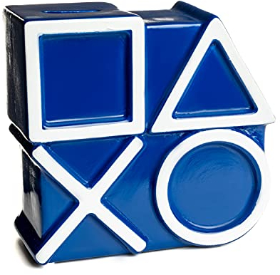 Paladone Playstation Icons Spardose - Offiziell lizenzierte Gaming-Merchandise, Blau