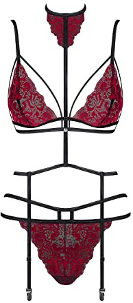 OBSESSIVE - SUGESTINA SET TRES PIEZAS L/XL