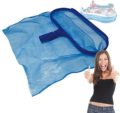 SRHIMEOS Pool Net Leaf Skimmer, Red Piscina, Recogehojas para Piscinas, Trabajo Pesado Skimmer de Hojas, Malla Fina Net - Marco Resistente - Adecuado para spas, acuarios