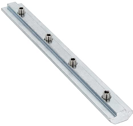 SCHMIDT systemprofile 10x Profilverbinder Nut 8 180mm Streckenverbinder mit Madenschrauben Aluprofil-Zubehör