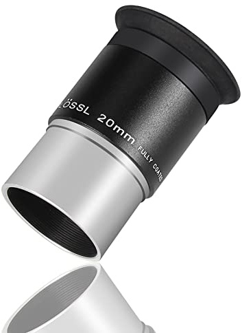 CelticBird Teleskop 3,25 cm Super Plossl Okular 20 mm 4-Element Plossl Design Gewinde für Standard 3,2 cm Astronomiefilter