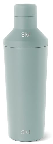 Simple Modern Cocktail Shaker Set with Jigger Lid | Stainless Steel Boston Shaker Insulated Martini Mixer for Mocktails | Gifts for Men Women Him Her | Classic Collection | 20oz | Sea Glass Sage