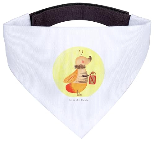 Mr. & Mrs. Panda Hund Halstuch Glühwürmchen - Geschenk, Hundetuch, Lieblingsmensch, Lustige Sprüche, Hunde, Falter, Liebe, Schal, Tuch, Verlobung, Liebesspruch