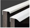 Gshur 4 tiradores para muebles, tiradores ocultos, tiradores de puertas y armarios, tiradores ocultos, tiradores invisibles para muebles, tiradores de cocina, color blanco, 12 cm
