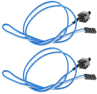 Saiyana Computer-Host-Switch-Kabel, 24-polig ATX / 4, 50 cm, Reset-Kabel, 2 Stück, für Architekturcomputer, Netzschalter Power und Reset-Schalter