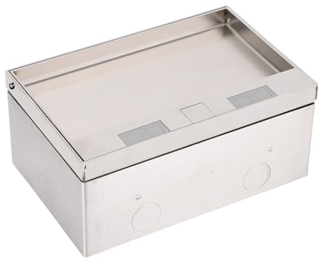 Kit Scatola Pavimento, AC250V 4000W 3 Prese UE Scatola di connettività Multimediale di Alimentazione Tavolo per Sala Studio Conferenze, Interfaccia CA USB Ricarica Rapida