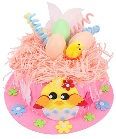 VICASKY 1satz Osterhüte Bastelset Für Kreative Bastelmaterial Für Ostern Zubehör Für Festlichkeiten Und Kreative Für Kindergärten Und Familienfeiern