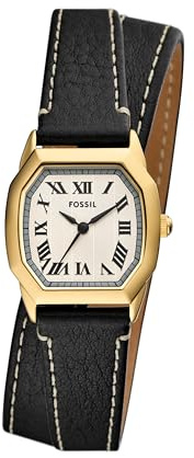 Fossil Harlow Damen 27MM Schwarze Edelstahluhr, ES5404