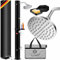 KESSER® Solardusche 60 Liter Solar Gartendusche inkl. Metall-Duschablage, Schutzhaube & Tasche | warmes Wasser max. 60°C | ohne Stromanschluss | Pooldusche Camping | Regenduschkopf Wasserhahn |Schwarz