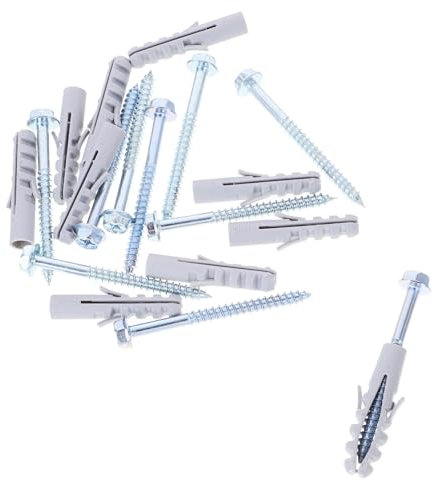 SOIMISS 10sätze Tv- Expansion-schrauben Und Dübel Geeignet Für Tv-halterungen Und Dunstabzugshauben Einfache Installation Langlebige Materialien Für Sichere Befestigung