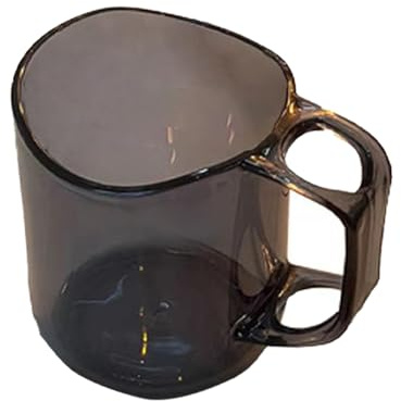 Vaso para Cepillo de Dientes – Vaso Reutilizable para Enjuague bucal con Borde Curvado, Vaso de baño Multifuncional | Soporte de Agarre de Silicona de 370 ml, Exquisito Organizador de Cepillo de