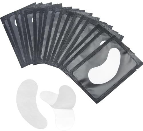 ANNAFRIS 100 pares Parches Extensiones de Pestañas Almohadillas para Pestañas (Negro)