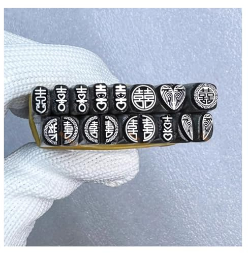 CYHTYM Schlagzahlen 11-teiliges Stempelset für Metallprägungen, für Handschnitzen von Schmuck, Leder und Holz