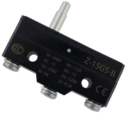 Z-15GS-B Z-15G Microinterruptor de límite de recorrido Pequeño brazo de palanca de rodillo giratorio horizontal Terminal de tornillo de bisagra