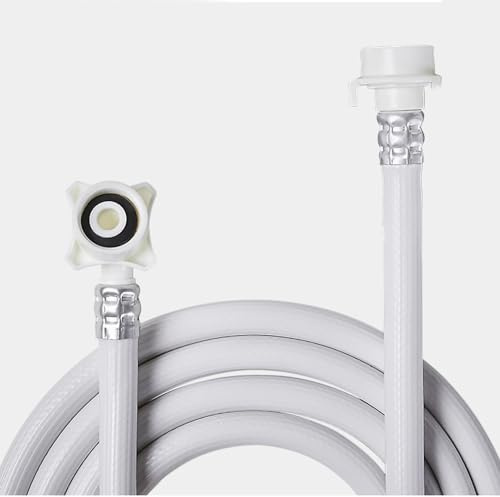Fdit Tubo de Entrada de Agua para Lavadora, Tubo de Extensión de PVC Duradero para Inyección de Agua para Lavadora, Material Aplicable para Cuarto de Lavado y Baño, PVC (#4)
