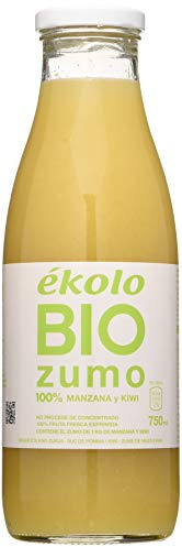 Ekolo Zumo De Manzana Kiwi Ecológico, 100% Exprimido, 6 Botellas * 750Ml 4500 ml