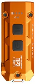 Nitecore TIP3 Orange USB-C Charging 700 Lumens LED Torch Flashlight