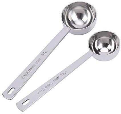 Cuchara medidora de 15 ml/30 ml, multifunción, de acero inoxidable, ajustable, para hornear y café líquido