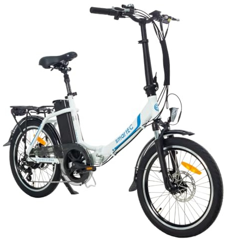 smartEC Camp-20D E-Bike Klapprad 250W Hinterradmotor Li-Ion-Akku 36V/15,6Ah 20 Zoll E-Klapprad E-Faltrad Elektrofahrrad Reichweite 100km bis 25 km/h